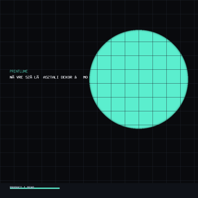 Névre Szóló Asztali Dekor – Modern
